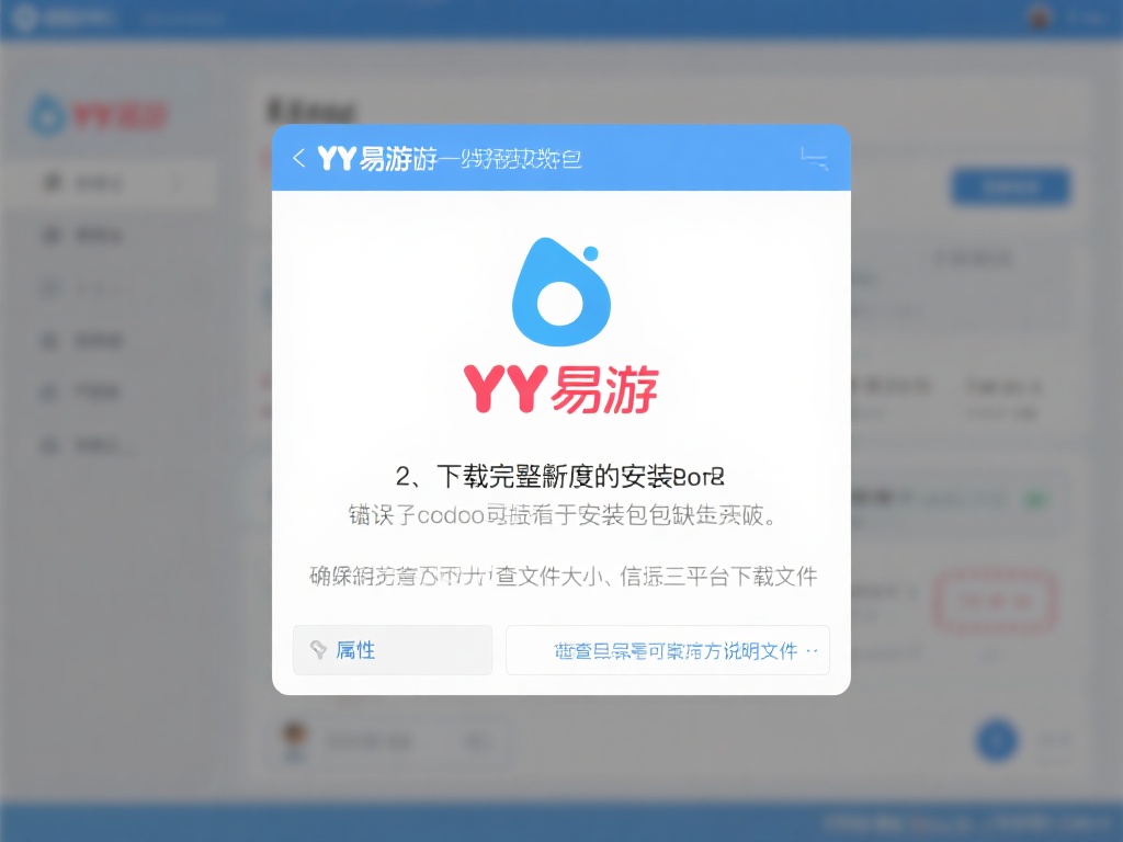 YY易游安装错误代码全解及解决方案 